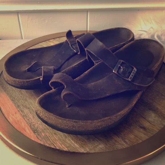 Naot Shoes - Toe strap Brown Naot 10 Leather Sandals Jesus